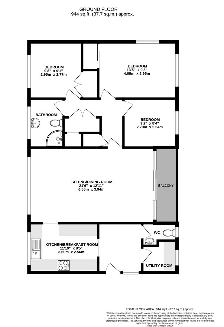 Burlington Close, Dore, Sheffield Floorplan